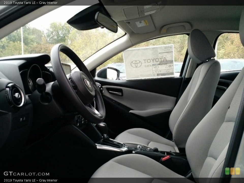 Gray Interior Front Seat for the 2019 Toyota Yaris LE #130114706