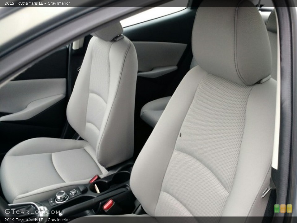 Gray Interior Front Seat for the 2019 Toyota Yaris LE #130114727
