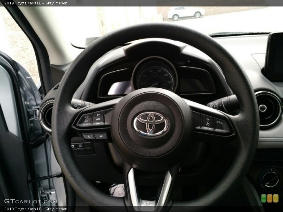 Gray Interior Steering Wheel for the 2019 Toyota Yaris LE #130114754