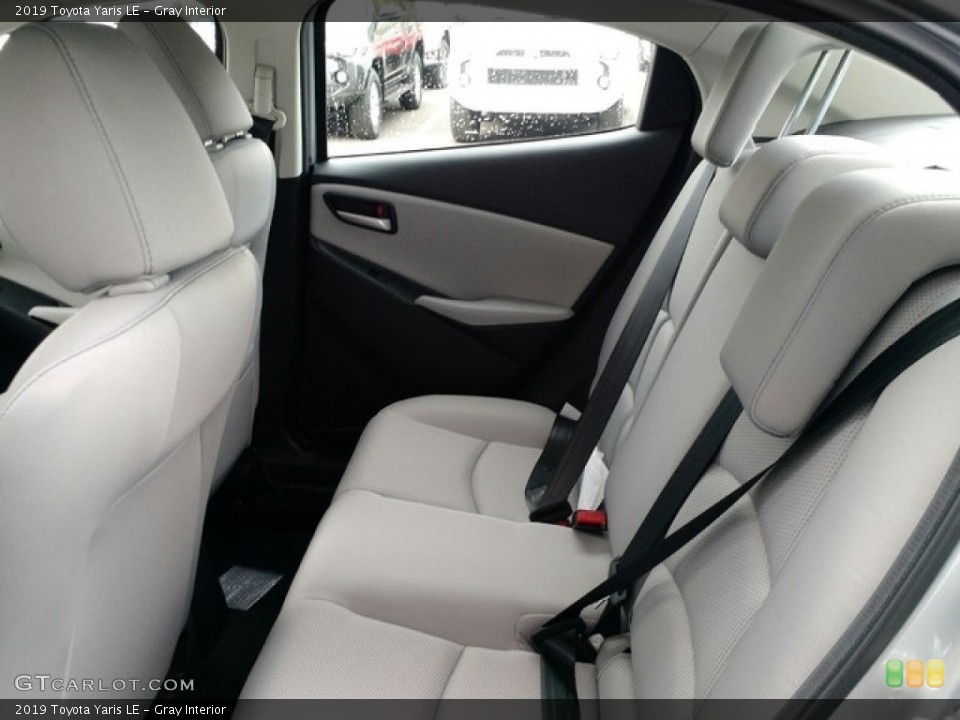 Gray Interior Rear Seat for the 2019 Toyota Yaris LE #130114895