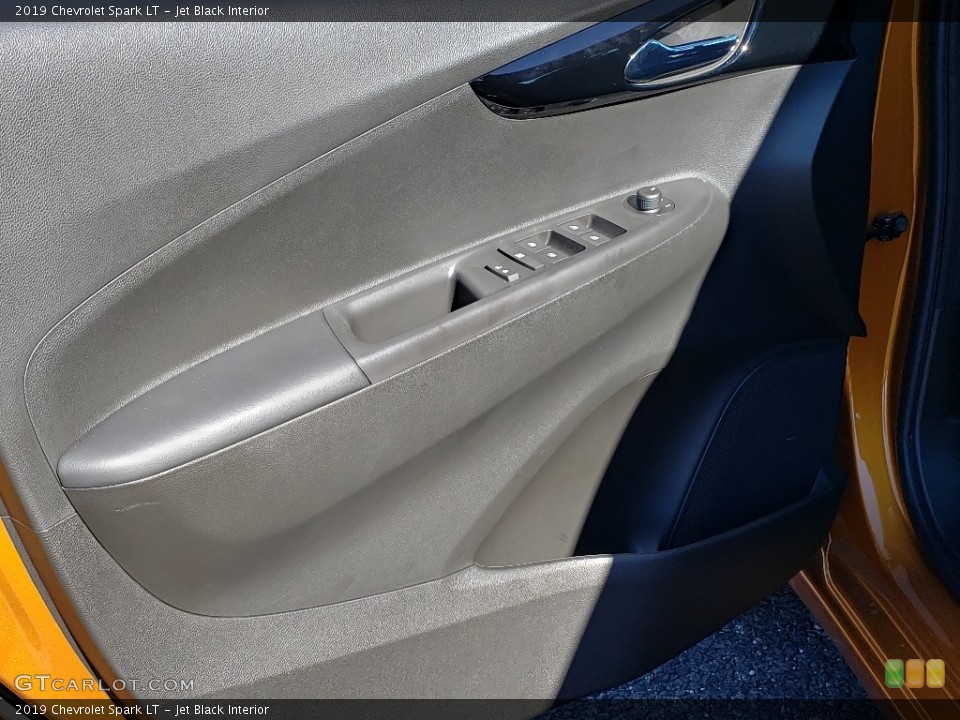Jet Black Interior Door Panel for the 2019 Chevrolet Spark LT #130116206