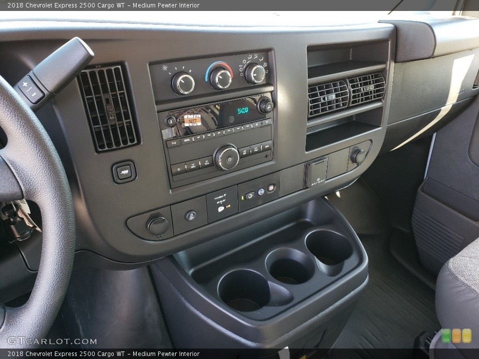 Medium Pewter Interior Controls for the 2018 Chevrolet Express 2500 Cargo WT #130116809