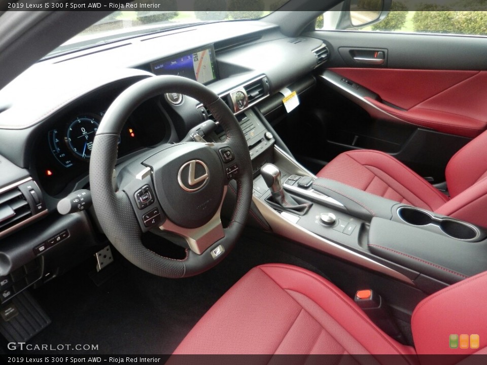 Rioja Red Interior Photo for the 2019 Lexus IS 300 F Sport AWD #130117316