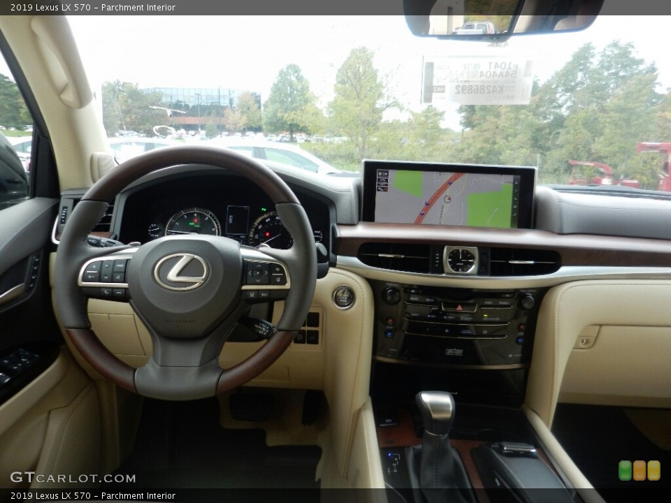 Parchment Interior Dashboard for the 2019 Lexus LX 570 #130117610