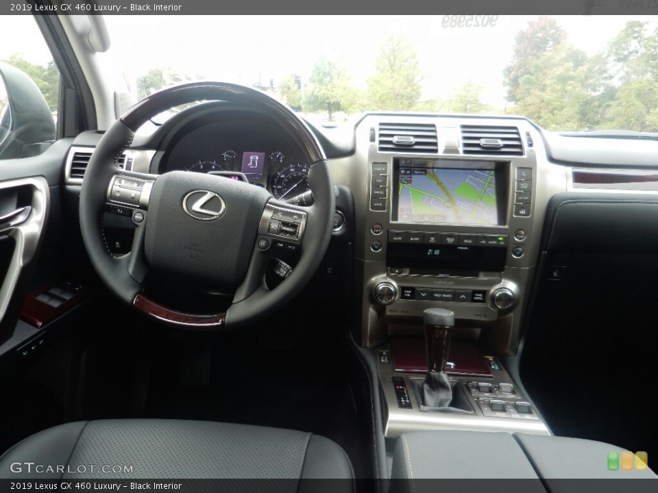 Black Interior Dashboard for the 2019 Lexus GX 460 Luxury #130117711