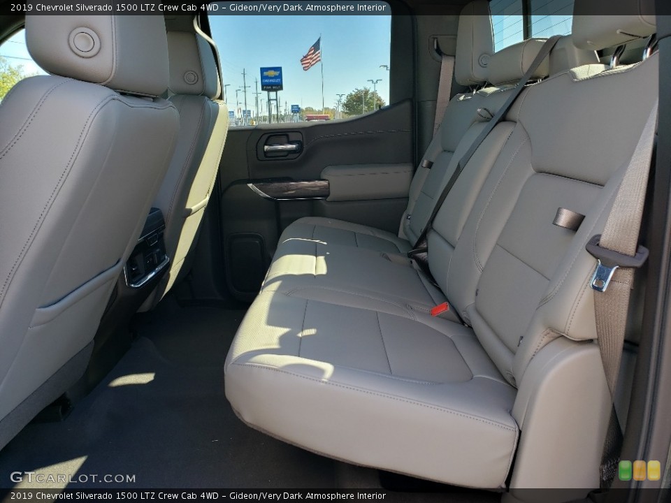 Gideon/Very Dark Atmosphere Interior Rear Seat for the 2019 Chevrolet Silverado 1500 LTZ Crew Cab 4WD #130118408