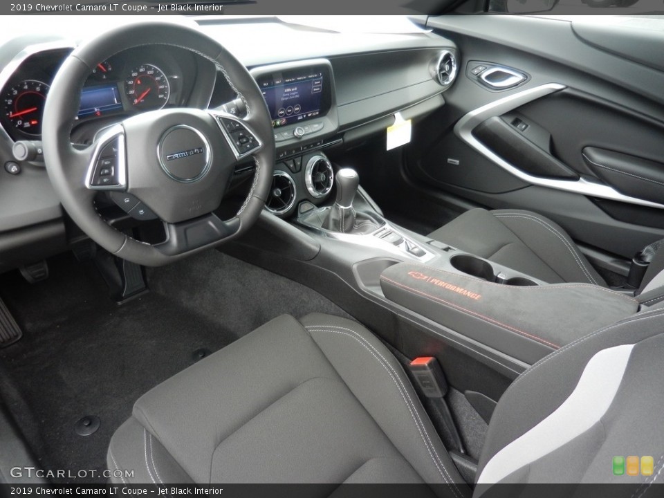 Jet Black Interior Photo for the 2019 Chevrolet Camaro LT Coupe #130122968
