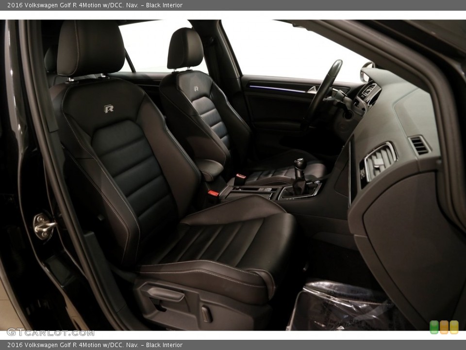 Black Interior Front Seat for the 2016 Volkswagen Golf R 4Motion w/DCC. Nav. #130127038