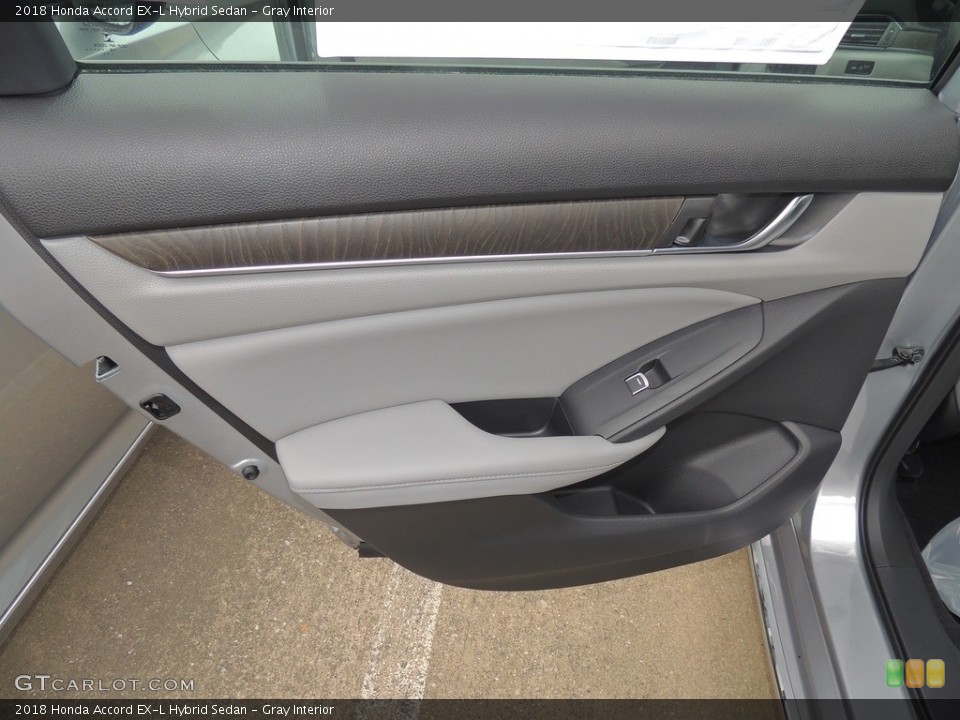Gray Interior Door Panel for the 2018 Honda Accord EX-L Hybrid Sedan #130131975