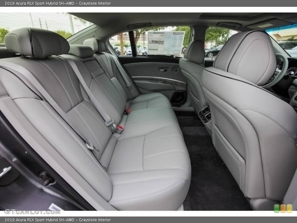 Graystone Interior Rear Seat for the 2019 Acura RLX Sport Hybrid SH-AWD #130133267