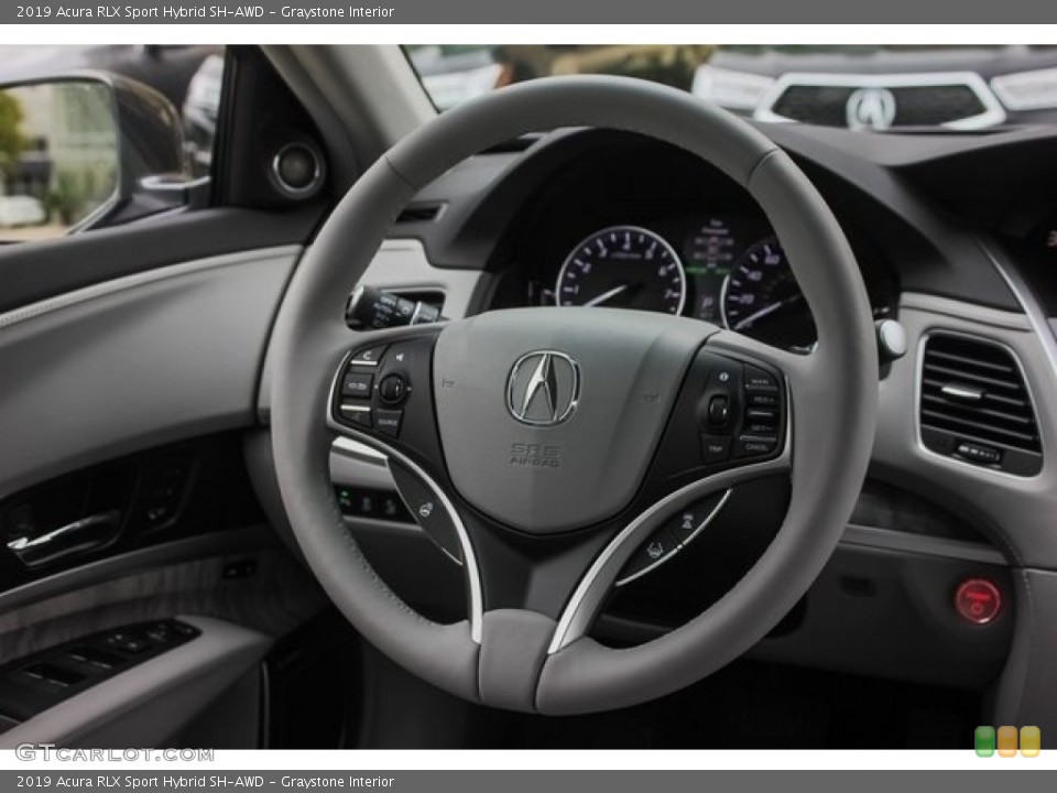 Graystone Interior Steering Wheel for the 2019 Acura RLX Sport Hybrid SH-AWD #130133417