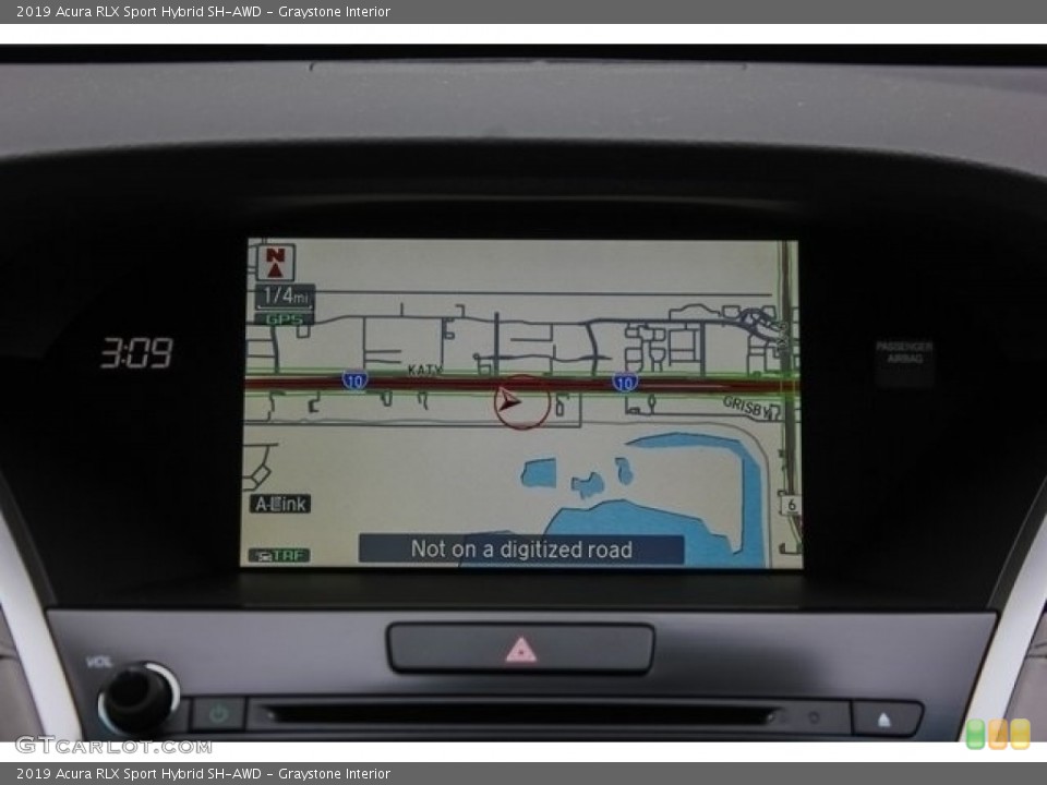 Graystone Interior Navigation for the 2019 Acura RLX Sport Hybrid SH-AWD #130133432