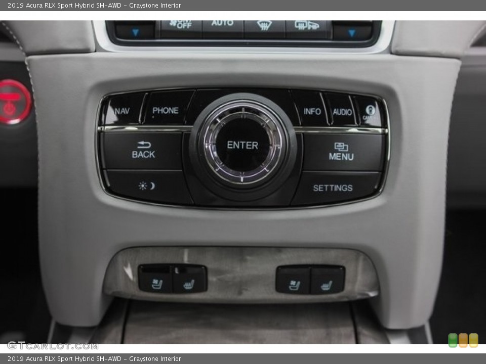 Graystone Interior Controls for the 2019 Acura RLX Sport Hybrid SH-AWD #130133459