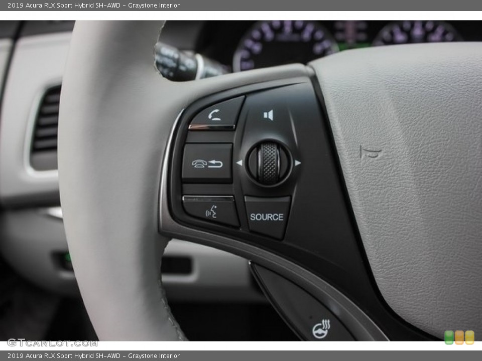 Graystone Interior Steering Wheel for the 2019 Acura RLX Sport Hybrid SH-AWD #130133615