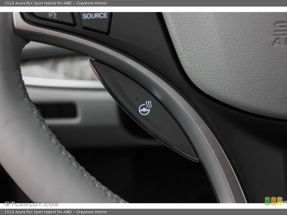 Graystone Interior Steering Wheel for the 2019 Acura RLX Sport Hybrid SH-AWD #130133678