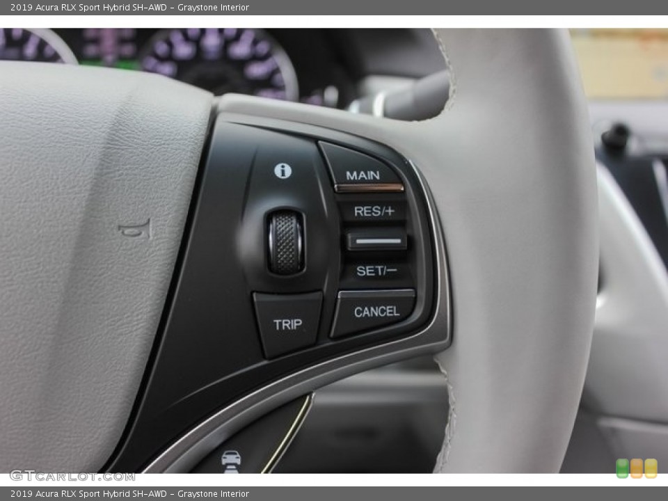 Graystone Interior Steering Wheel for the 2019 Acura RLX Sport Hybrid SH-AWD #130133705