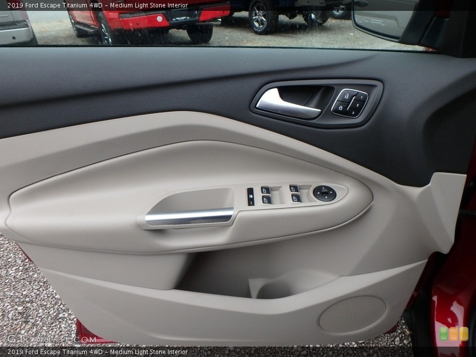 Medium Light Stone Interior Door Panel for the 2019 Ford Escape Titanium 4WD #130134770