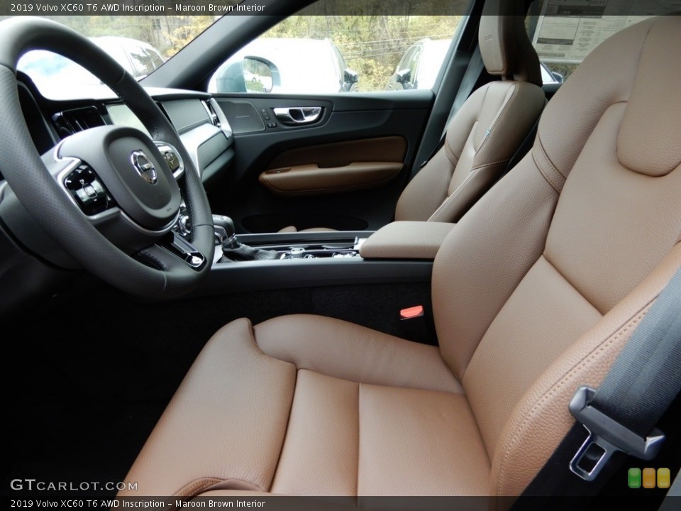 Maroon Brown 2019 Volvo XC60 Interiors
