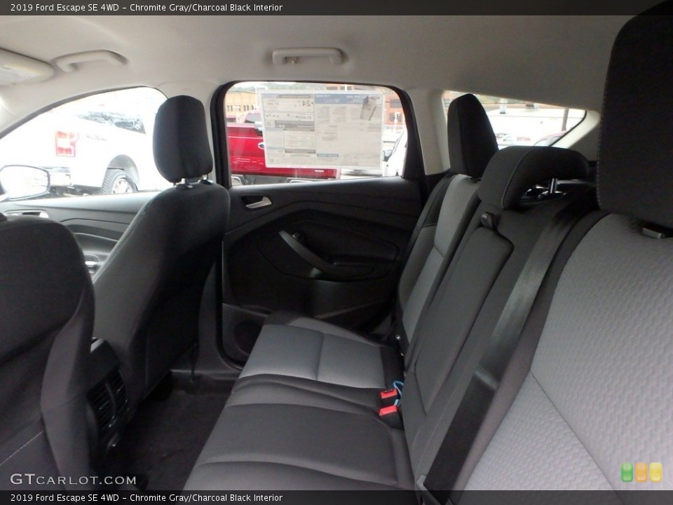 Chromite Gray/Charcoal Black Interior Rear Seat for the 2019 Ford Escape SE 4WD #130135307