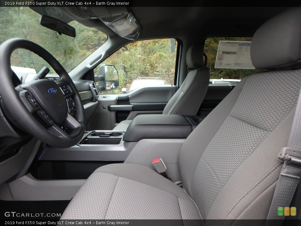 Earth Gray Interior Front Seat for the 2019 Ford F350 Super Duty XLT Crew Cab 4x4 #130135583