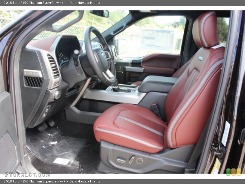 Dark Marsala Interior Front Seat for the 2018 Ford F150 Platinum SuperCrew 4x4 #130140716