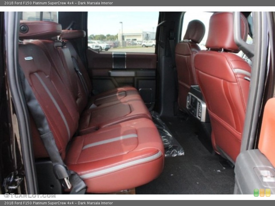 Dark Marsala Interior Rear Seat for the 2018 Ford F150 Platinum SuperCrew 4x4 #130141010