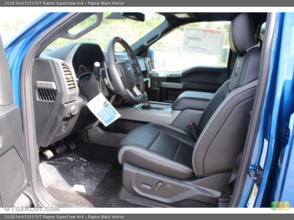 Raptor Black Interior Front Seat for the 2018 Ford F150 SVT Raptor SuperCrew 4x4 #130141352