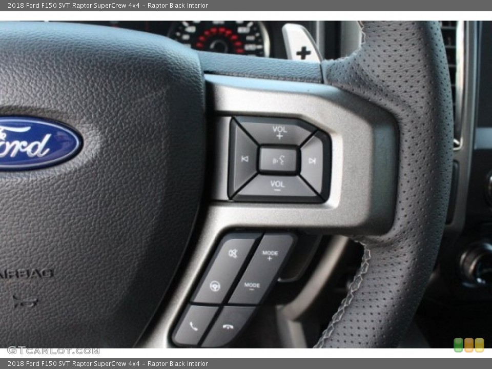 Raptor Black Interior Steering Wheel for the 2018 Ford F150 SVT Raptor SuperCrew 4x4 #130141511