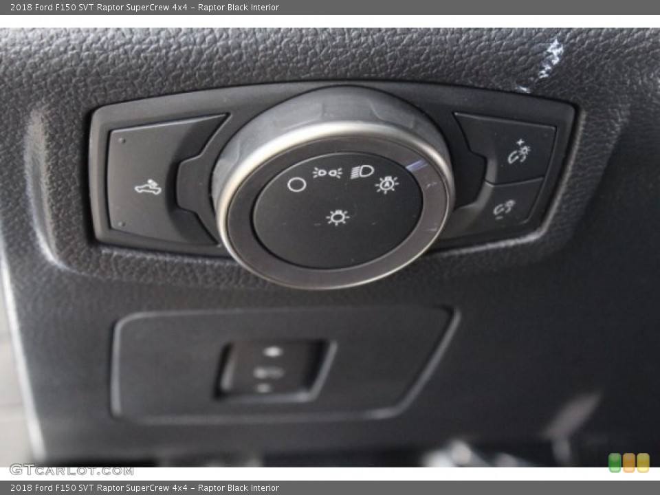 Raptor Black Interior Controls for the 2018 Ford F150 SVT Raptor SuperCrew 4x4 #130141550