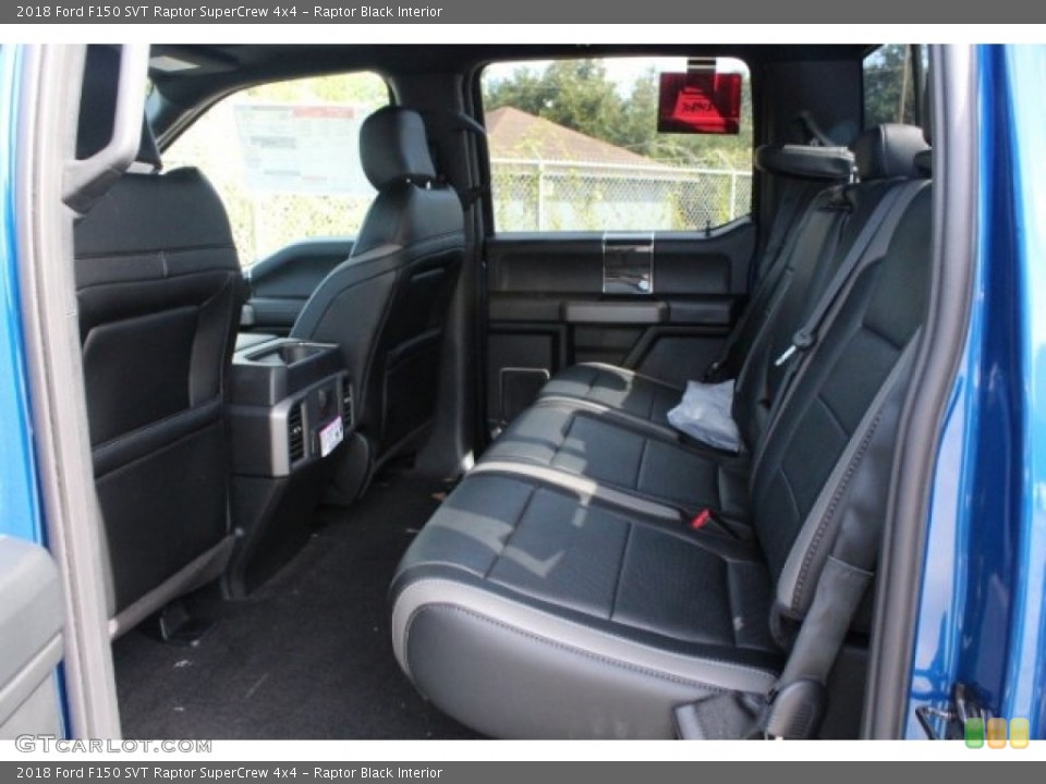 Raptor Black Interior Rear Seat for the 2018 Ford F150 SVT Raptor SuperCrew 4x4 #130141580