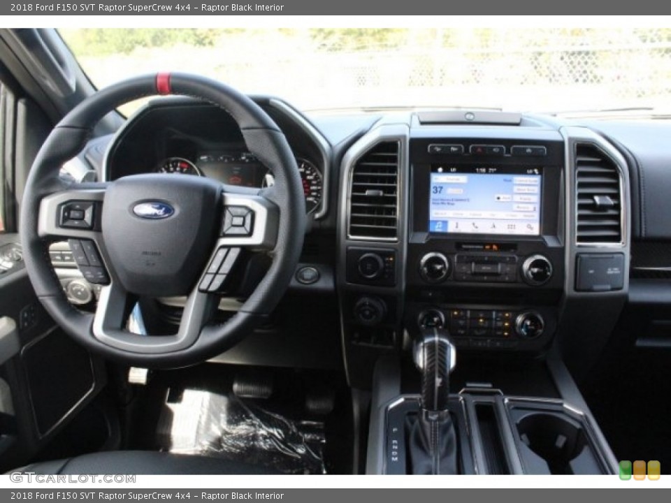 Raptor Black Interior Dashboard for the 2018 Ford F150 SVT Raptor SuperCrew 4x4 #130141601