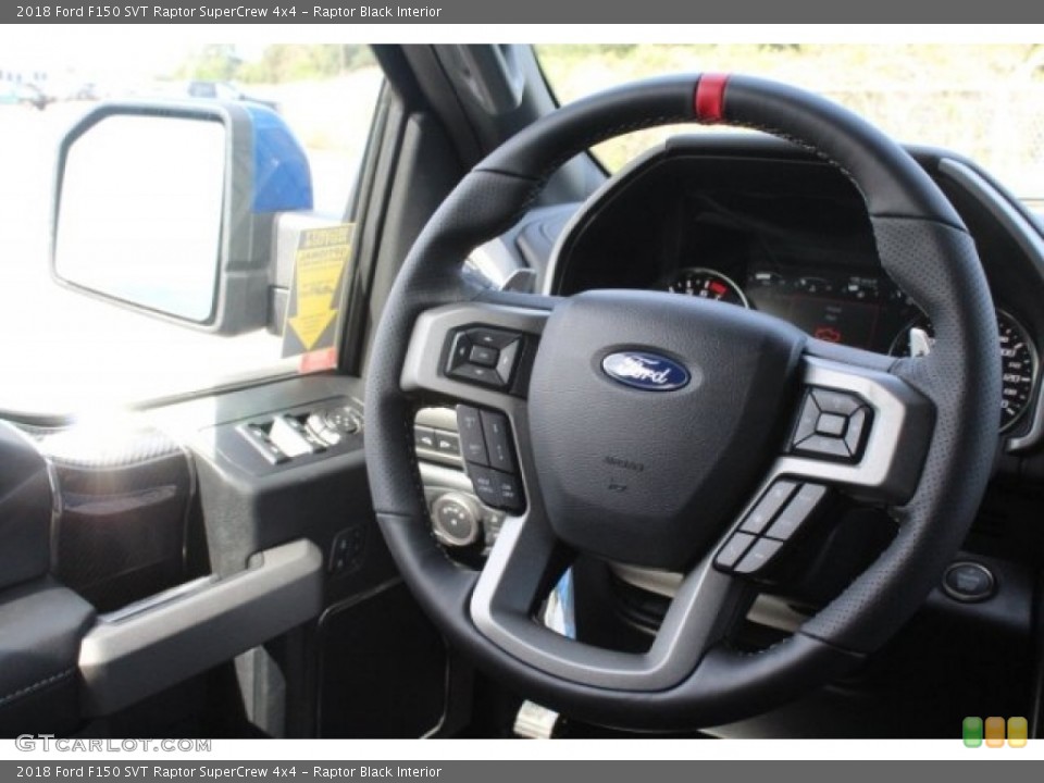 Raptor Black Interior Steering Wheel for the 2018 Ford F150 SVT Raptor SuperCrew 4x4 #130141625
