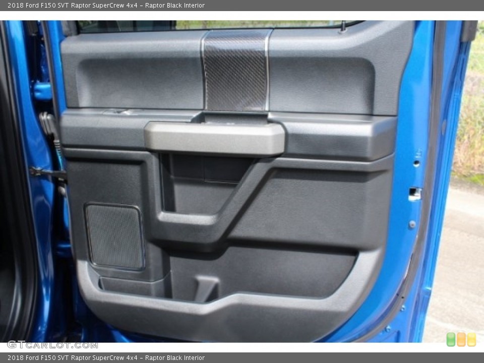 Raptor Black Interior Door Panel for the 2018 Ford F150 SVT Raptor SuperCrew 4x4 #130141700