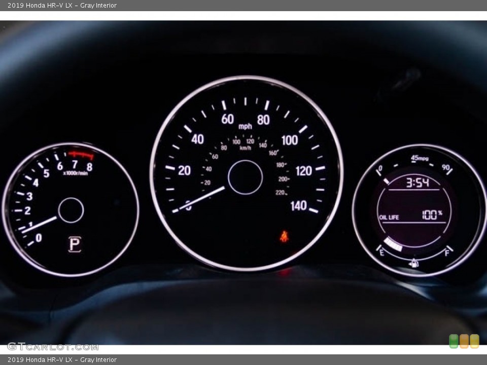 Gray Interior Gauges for the 2019 Honda HR-V LX #130145306