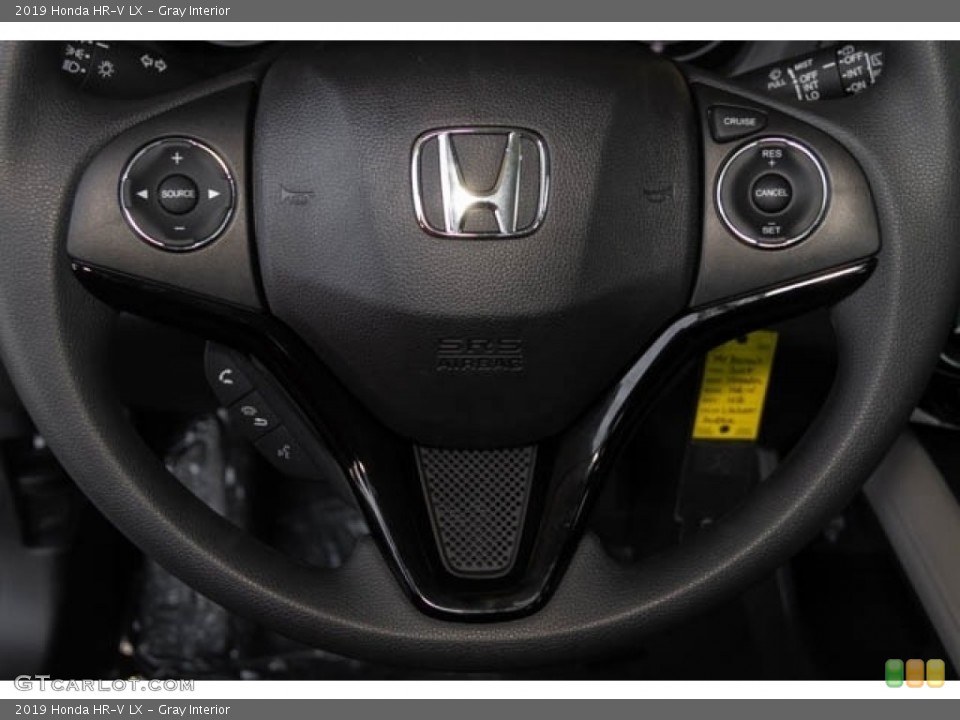 Gray Interior Steering Wheel for the 2019 Honda HR-V LX #130145327