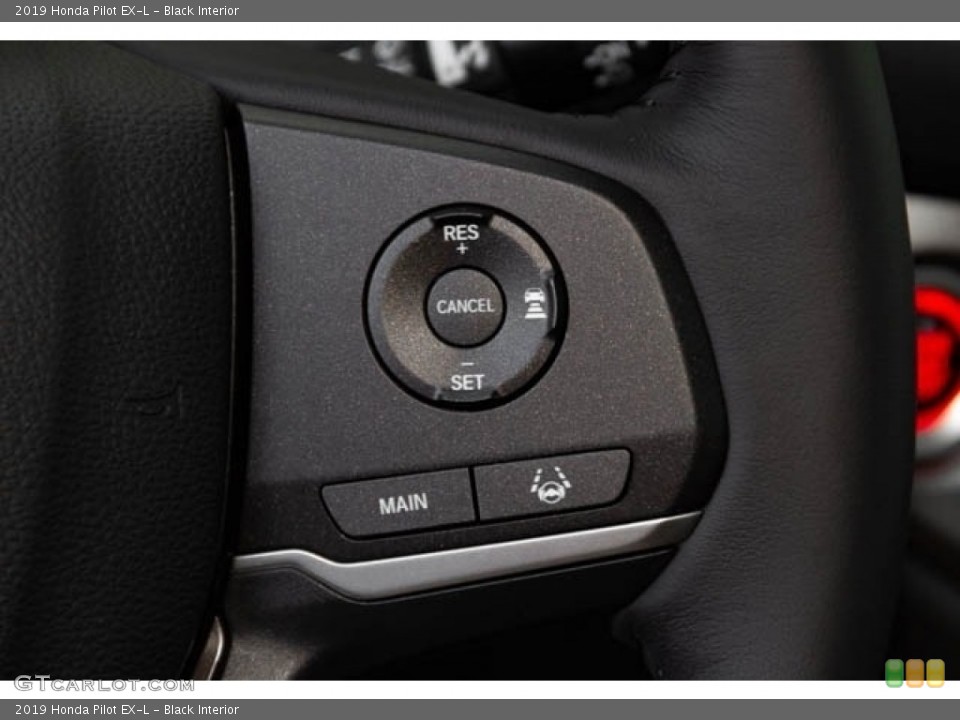 Black Interior Steering Wheel for the 2019 Honda Pilot EX-L #130146080