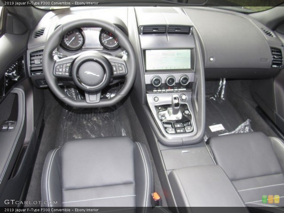 Ebony Interior Dashboard for the 2019 Jaguar F-Type P300 Convertible #130146722