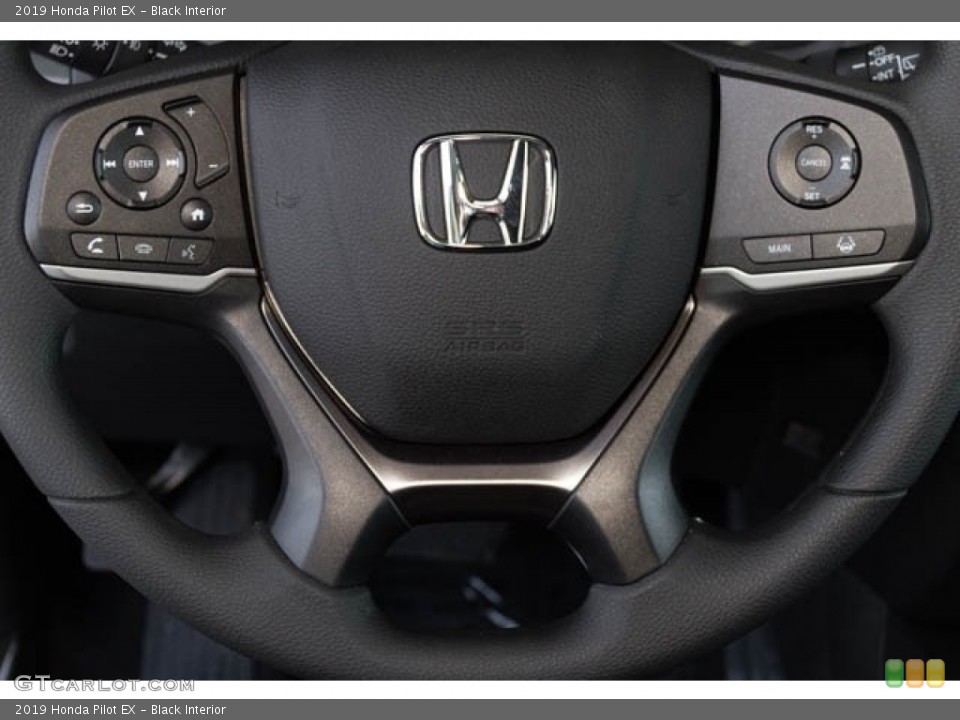 Black Interior Steering Wheel for the 2019 Honda Pilot EX #130146878