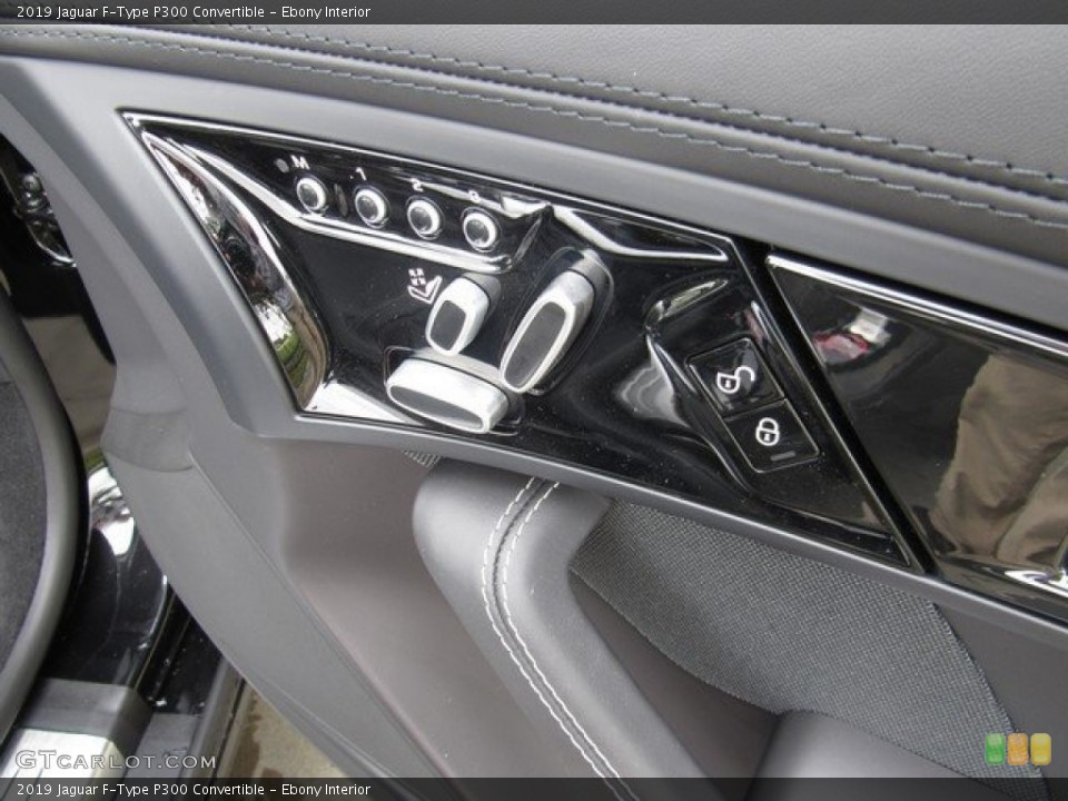Ebony Interior Controls for the 2019 Jaguar F-Type P300 Convertible #130146965