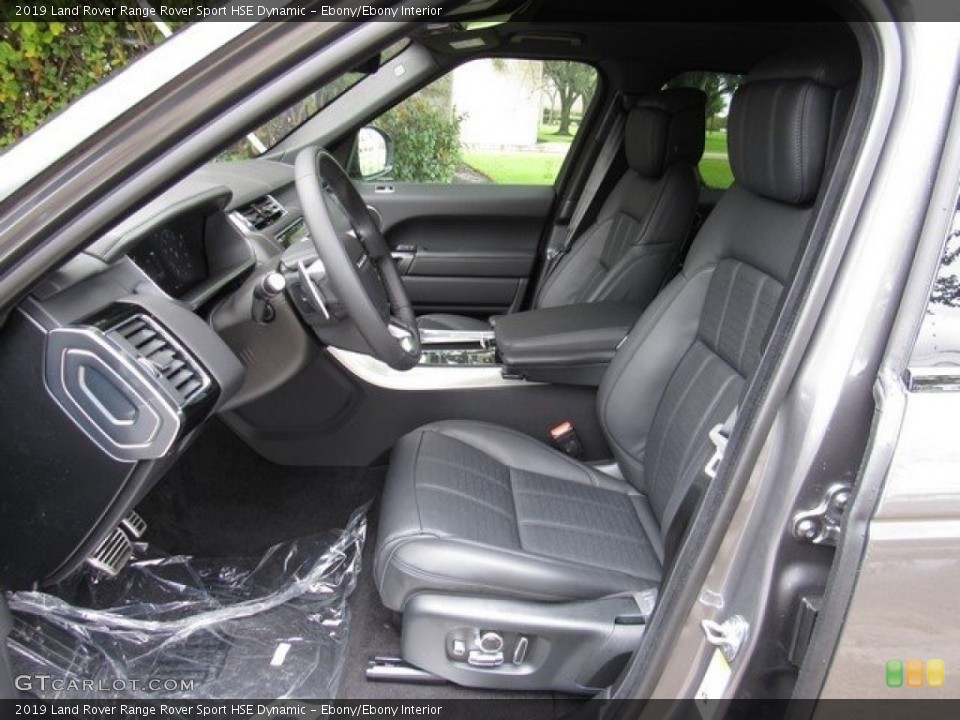 Ebony/Ebony Interior Front Seat for the 2019 Land Rover Range Rover Sport HSE Dynamic #130147367