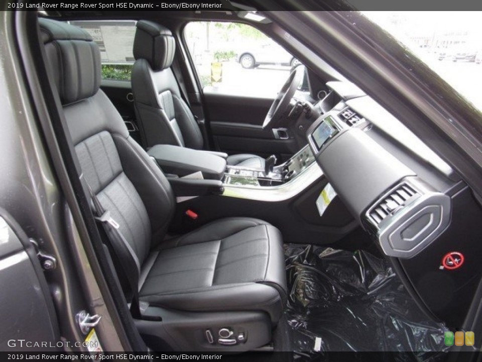 Ebony/Ebony Interior Front Seat for the 2019 Land Rover Range Rover Sport HSE Dynamic #130147403