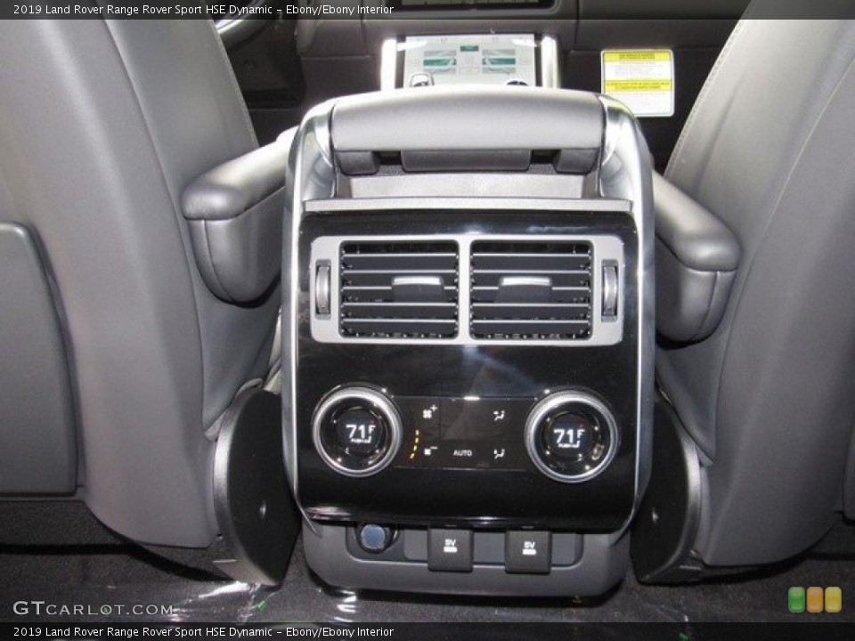 Ebony/Ebony Interior Controls for the 2019 Land Rover Range Rover Sport HSE Dynamic #130147619