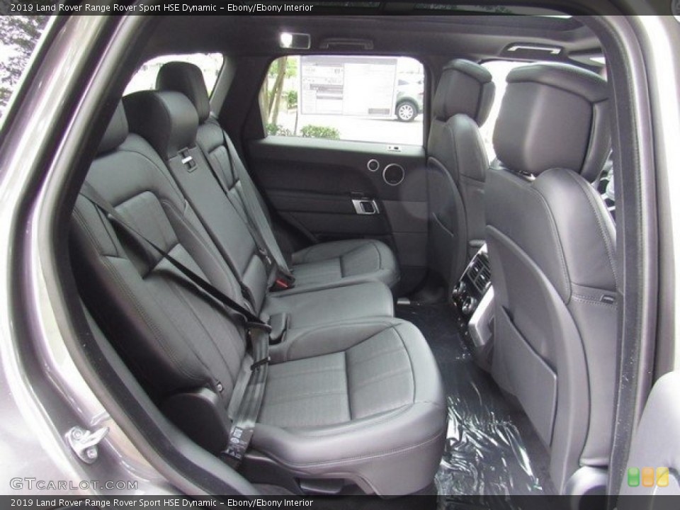 Ebony/Ebony Interior Rear Seat for the 2019 Land Rover Range Rover Sport HSE Dynamic #130147666