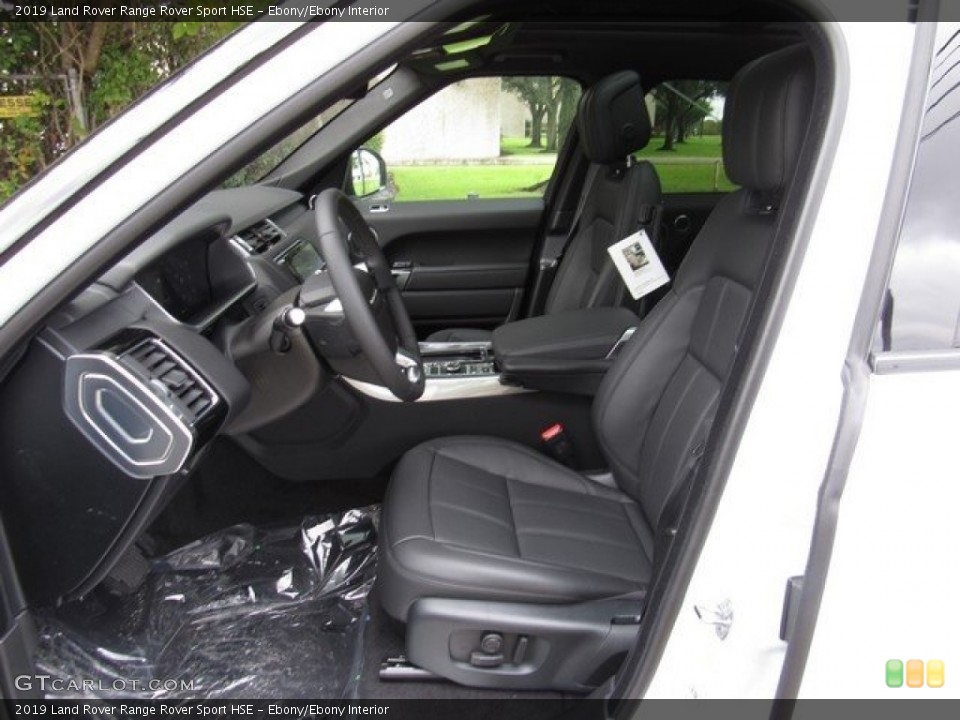 Ebony/Ebony Interior Photo for the 2019 Land Rover Range Rover Sport HSE #130148705