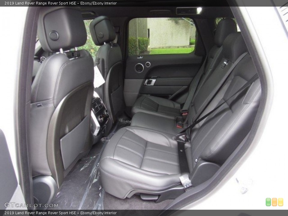 Ebony/Ebony Interior Rear Seat for the 2019 Land Rover Range Rover Sport HSE #130148855