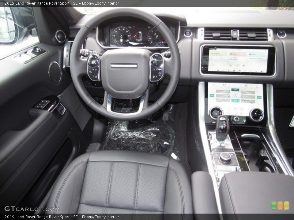Ebony/Ebony Interior Dashboard for the 2019 Land Rover Range Rover Sport HSE #130148870