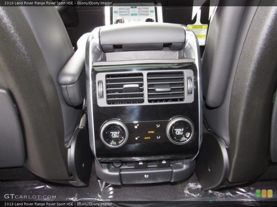 Ebony/Ebony Interior Controls for the 2019 Land Rover Range Rover Sport HSE #130148900