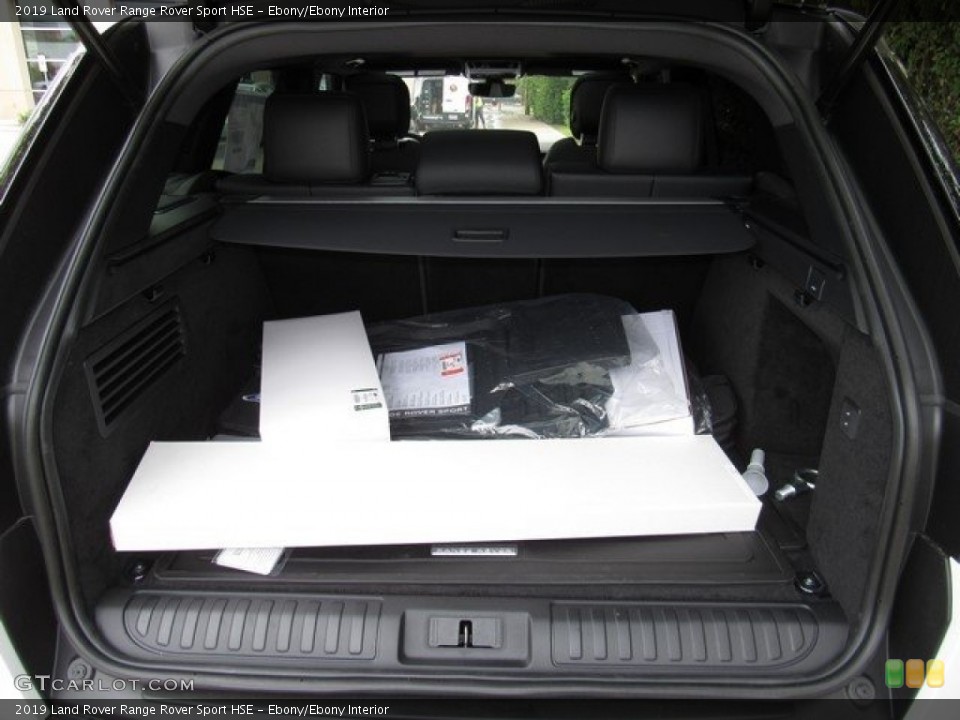 Ebony/Ebony Interior Trunk for the 2019 Land Rover Range Rover Sport HSE #130148915