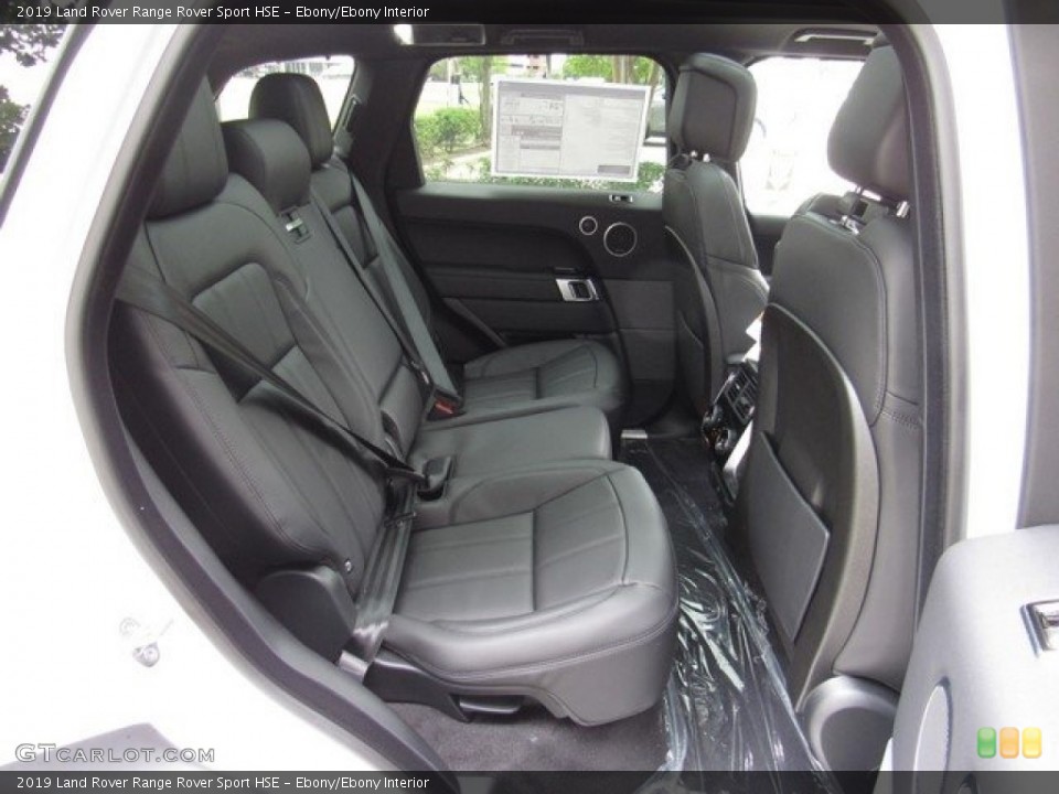 Ebony/Ebony Interior Rear Seat for the 2019 Land Rover Range Rover Sport HSE #130148948
