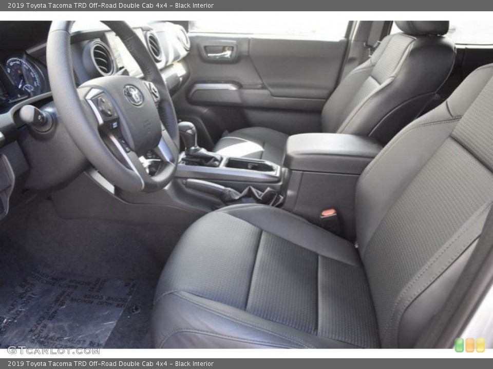 Black Interior Front Seat for the 2019 Toyota Tacoma TRD Off-Road Double Cab 4x4 #130156824